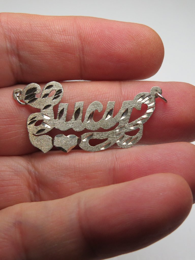 14k Lucy Nameplate